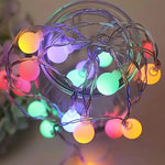 Bombillas de Navidad Mini Balls Electrica Multicolor