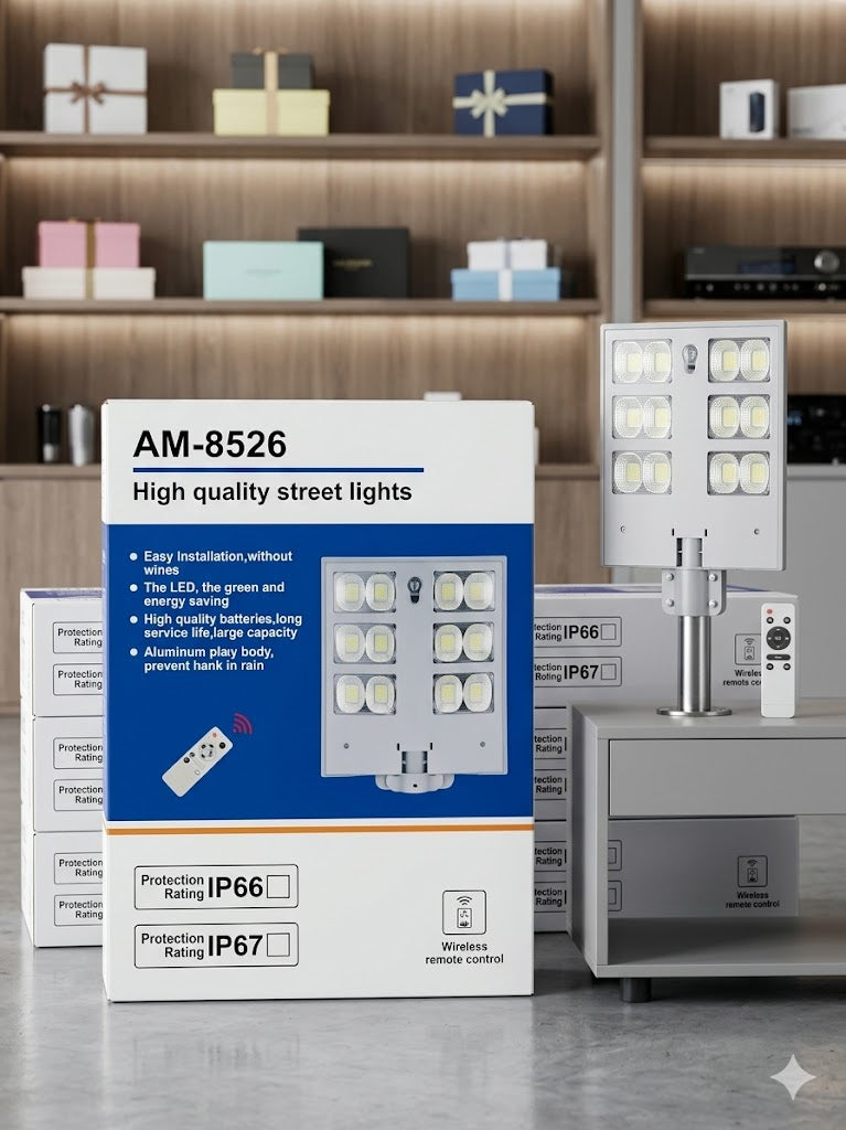 Foco Solar poste 600W AM-8526