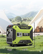Generador inverter green magic mg6500di