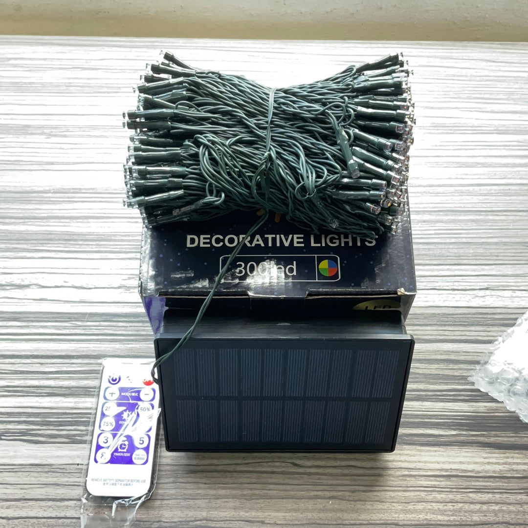 Bombillas Navideñas solares 300LED
