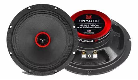 combo hypnotic hyp1004 1200w 4ch/ bocinas 6.5" hm65pro4