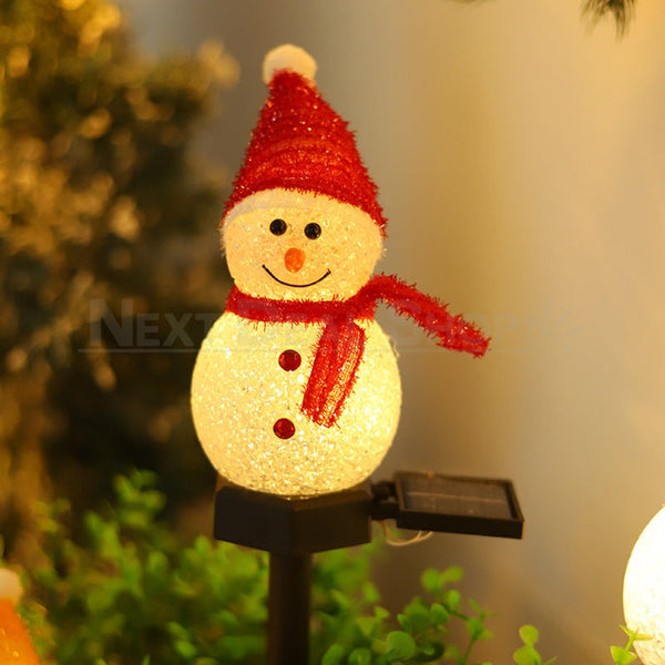 Muneco De Nieve Solar