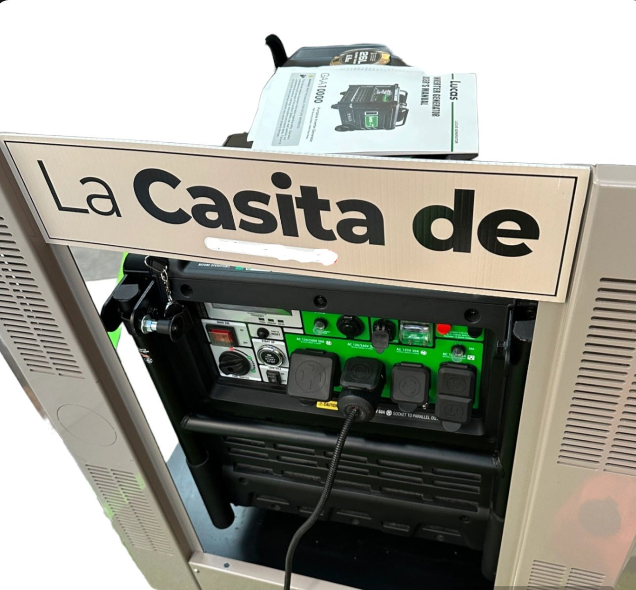 Casita para generadores en aluminio