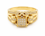 Sortija de Matrimonio Fancy 14k