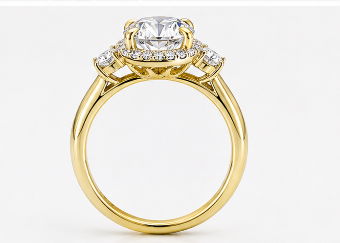 Sortija de Compromiso 14k CZ