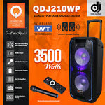 Bocina Quantum doble 10" QDJ210WP
