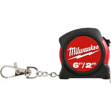 Milwaukee Cinta métrica compacta con llavero de 6 pies 48-22-1706
