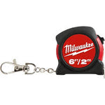 Milwaukee Cinta métrica compacta con llavero de 6 pies 48-22-1706