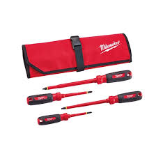 set de destronilladores insulados milwaukee 48-22-2204 1000v