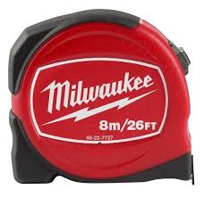 cinta de medir milwaukee 26 pies (8metros) 48-23-7727