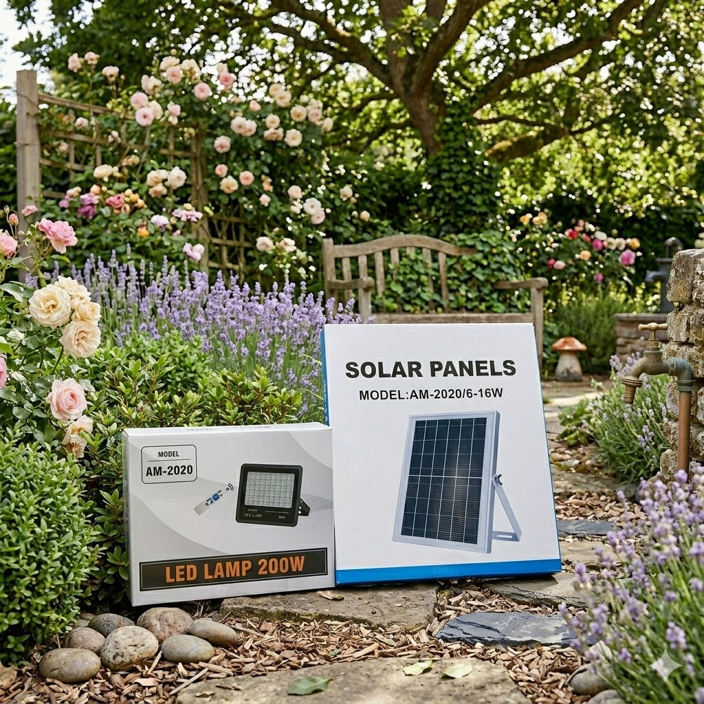 Foco Solar Para exterior AM-2020/6-16W