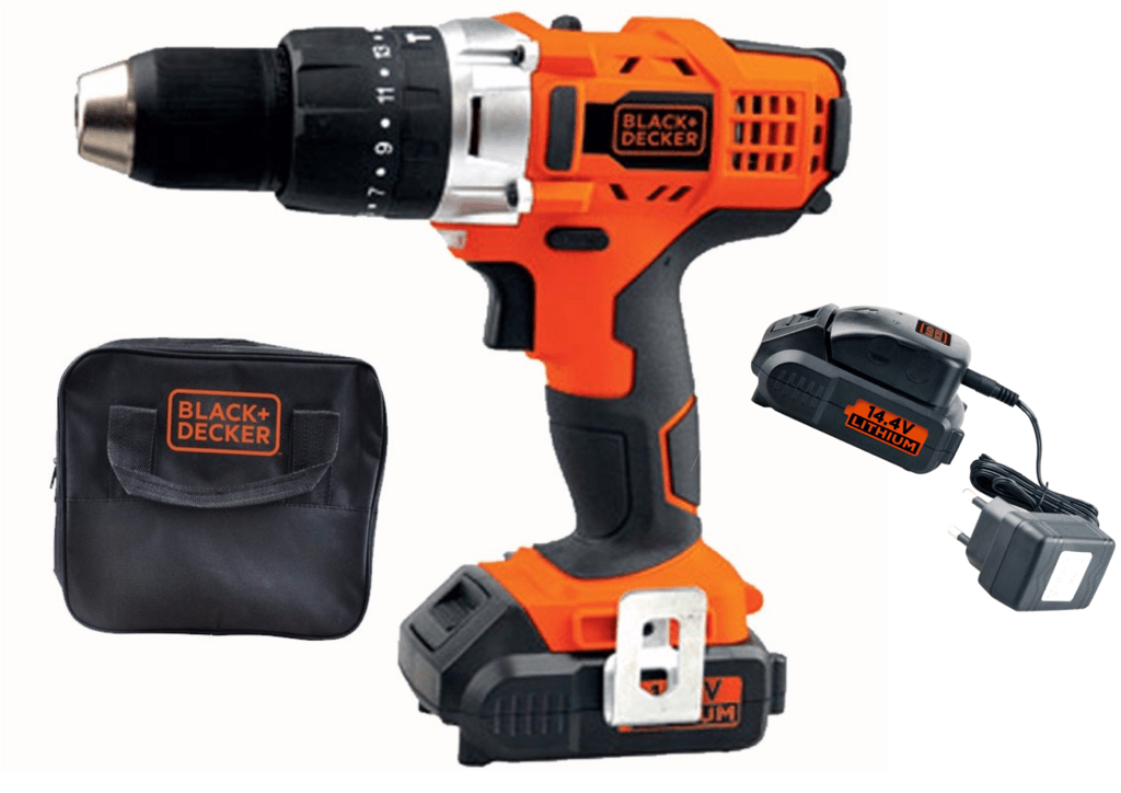 Taladro percutor inalambrico Ion de Lithio  Black + Decker HP14-B3