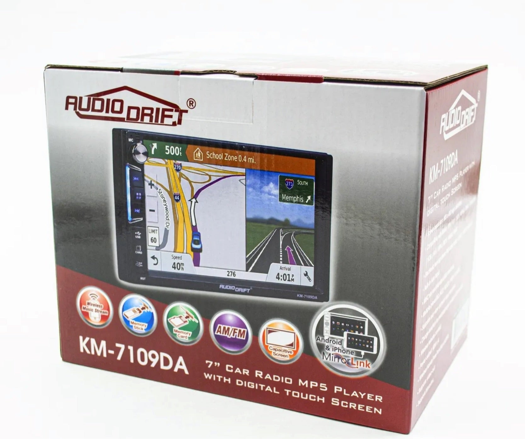 Radio Doble Din Audio Drift 7” KM-7109DA