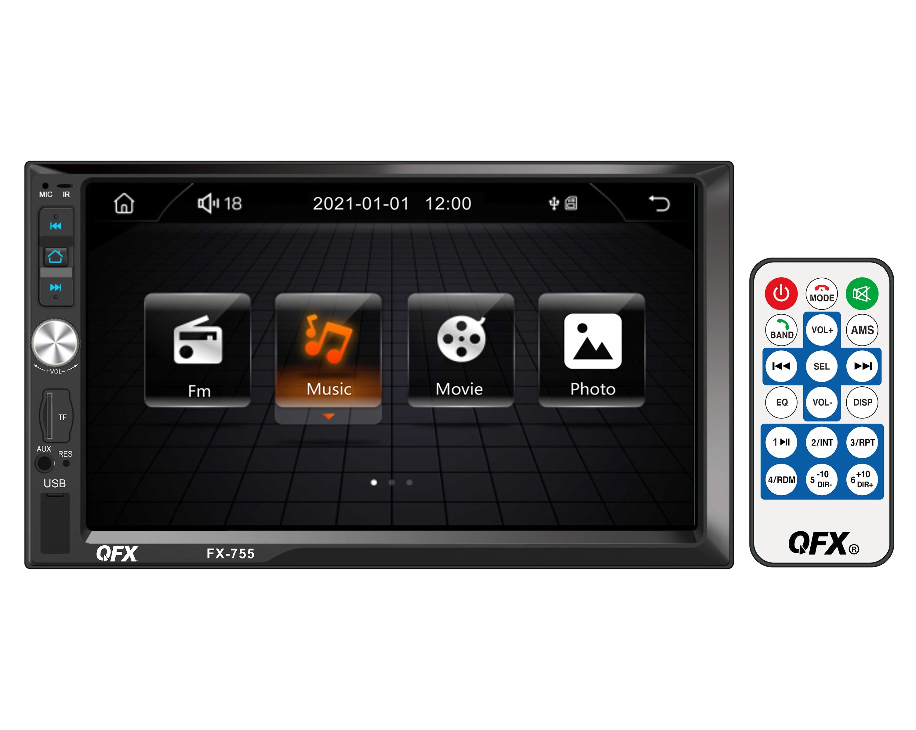 Radio Doble Din QFX FX-755