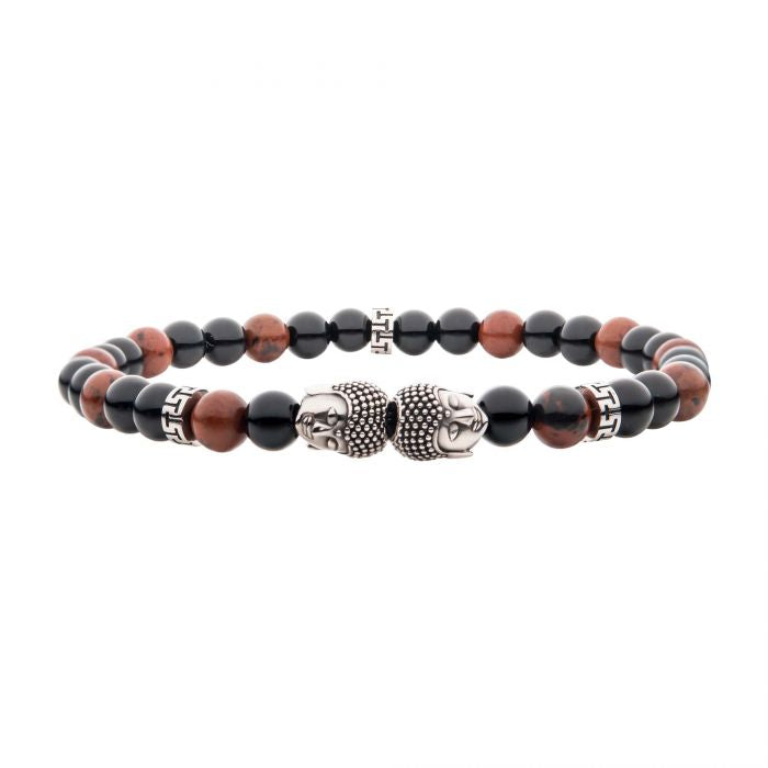 INOX Pulsera Buddha BR42293BO