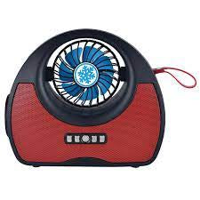 Radio, abanico, linterna y bocina Solar QFX R-40