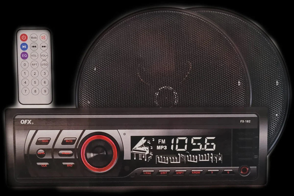 QFX FX-18 Car Stereo Combo