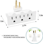 multiplug de 3 giratorio para interiores 14-519