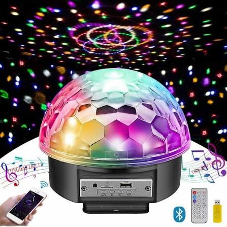 bocina en forma de bola de discoteca zebra zyb-36ub