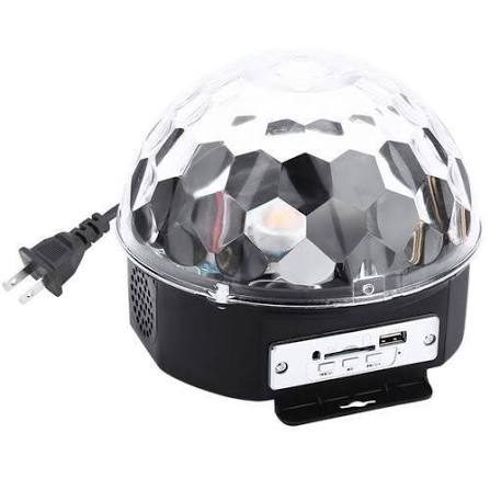 bocina en forma de bola de discoteca zebra zyb-36ub