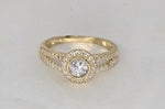 Solitario CZ 10k