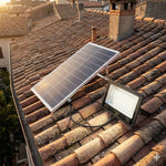 Foco Led 500w recargable con placa solar AM 3050,
