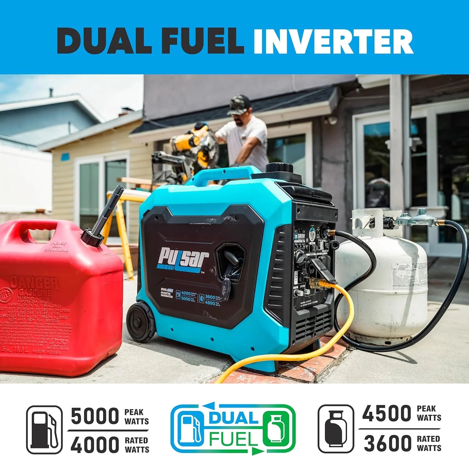 Inverter Pulsar 5,000W Dual PG5000BiSRCO