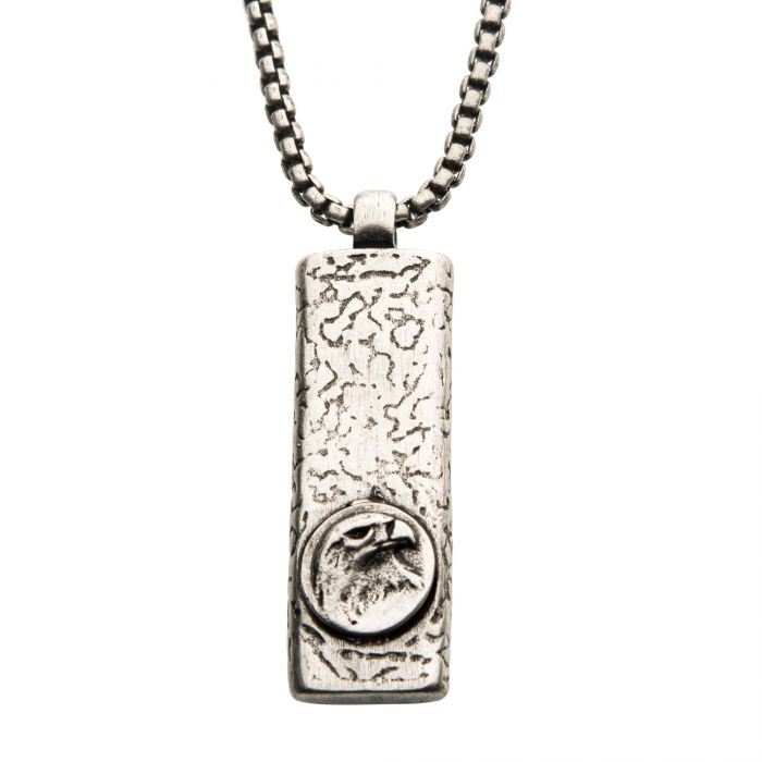 INOX DOG TAG PENDANT SSP13644ASNK